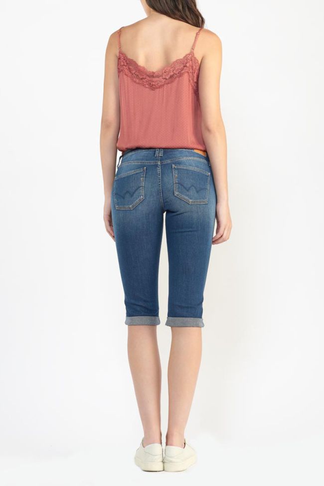 Blue denim Mermoz capri pants