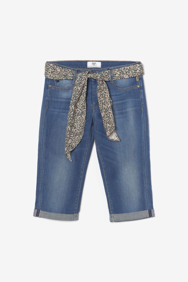 Blue denim Mermoz capri pants