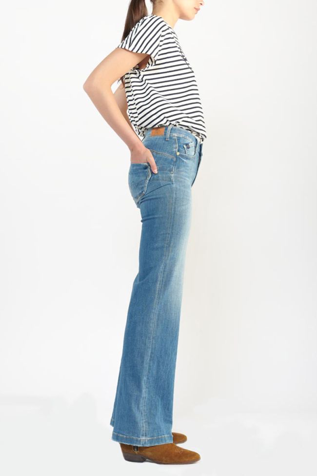 Jeans pulp flare Mina high waist vintage blue N°4
