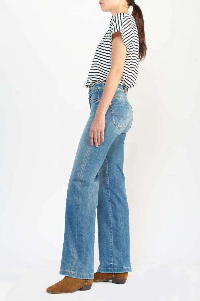 Jeans pulp flare Mina high waist vintage blue N°4