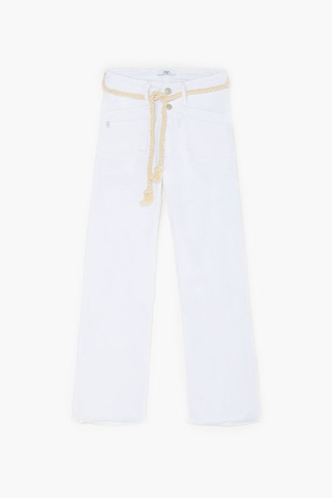 Jeans Pricilia high waist 7/8th white 