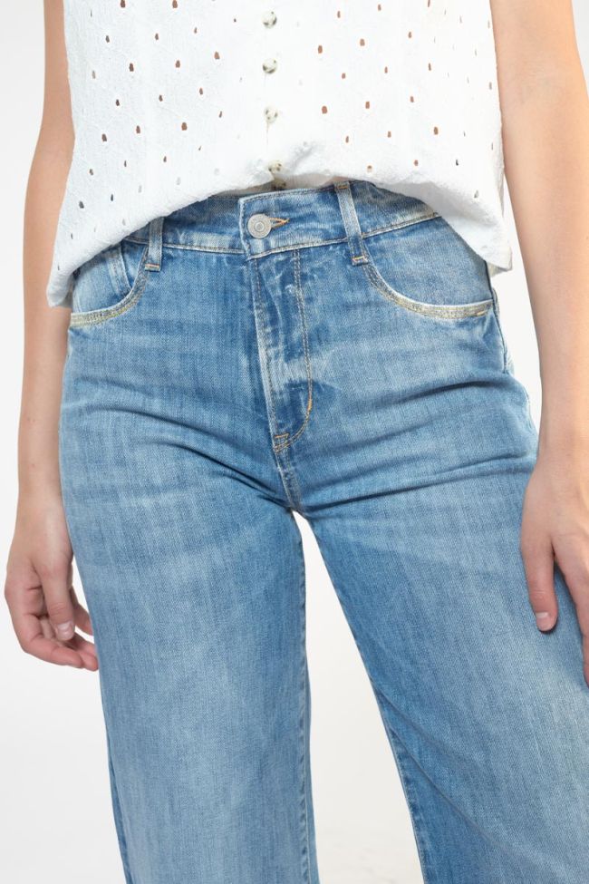 Jeans pulp wide leg high waist 7/8th blue N°4