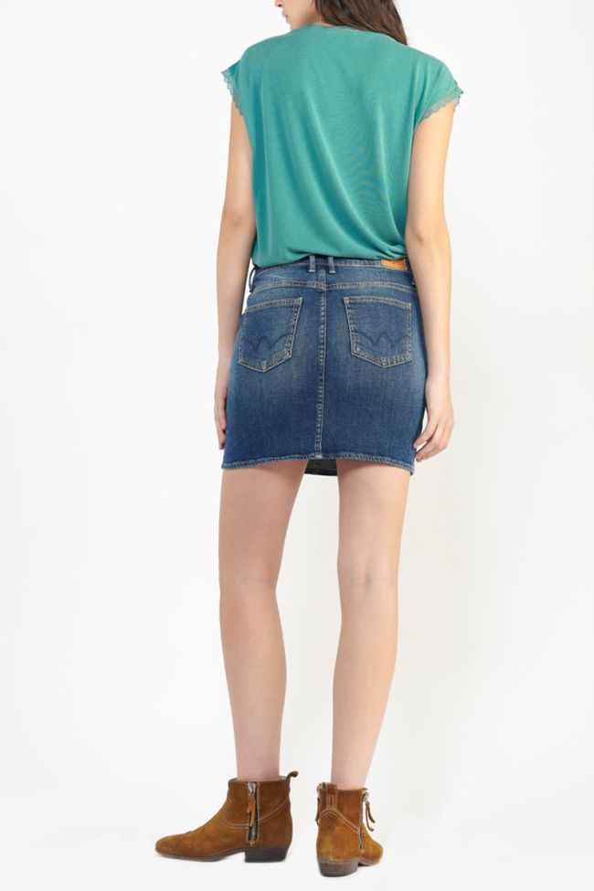 Blue denim Talca skirt