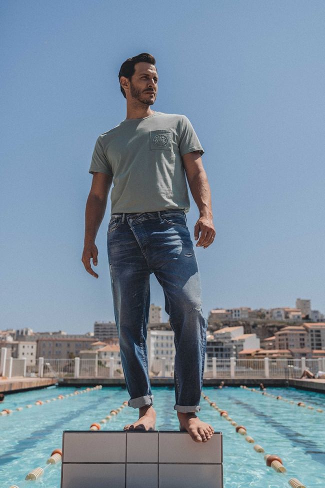 Jeans 1998 Basic 7/8th destroy vintage blue N°2