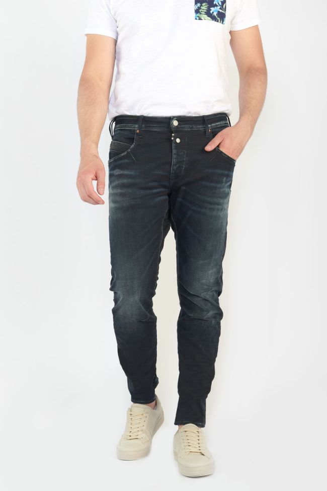 Jeans 900/03 tapered twisted Dalvik destroy blue-black N°1