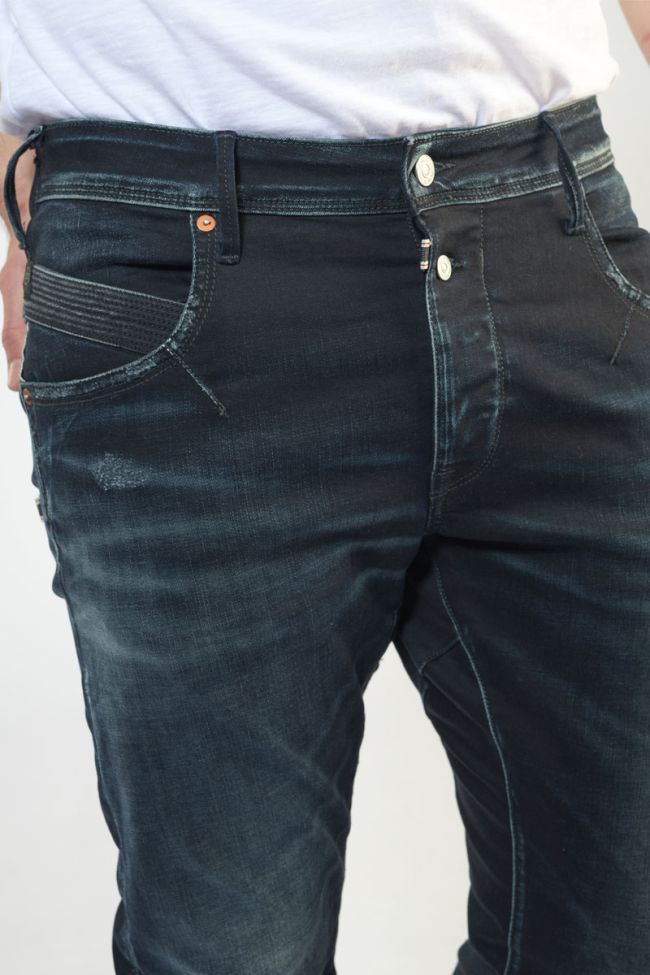 Jeans 900/03 tapered twisted Dalvik destroy blue-black N°1