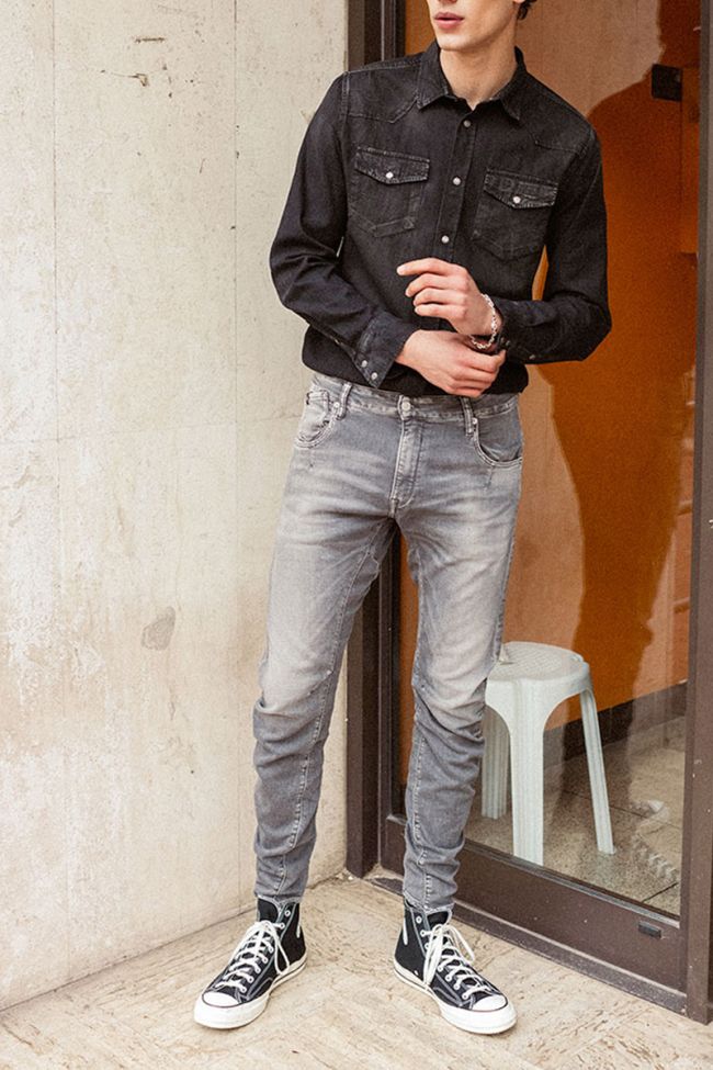 Jeans 900/03 jogg tapered twisted grey N°2