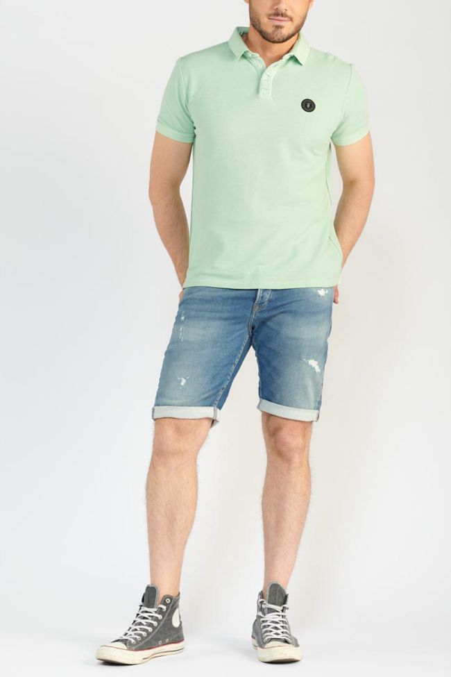Distressed faded light blue Jogg If Bermuda shorts