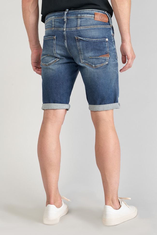 Destroy dark blue denim Laredo Bermuda shorts