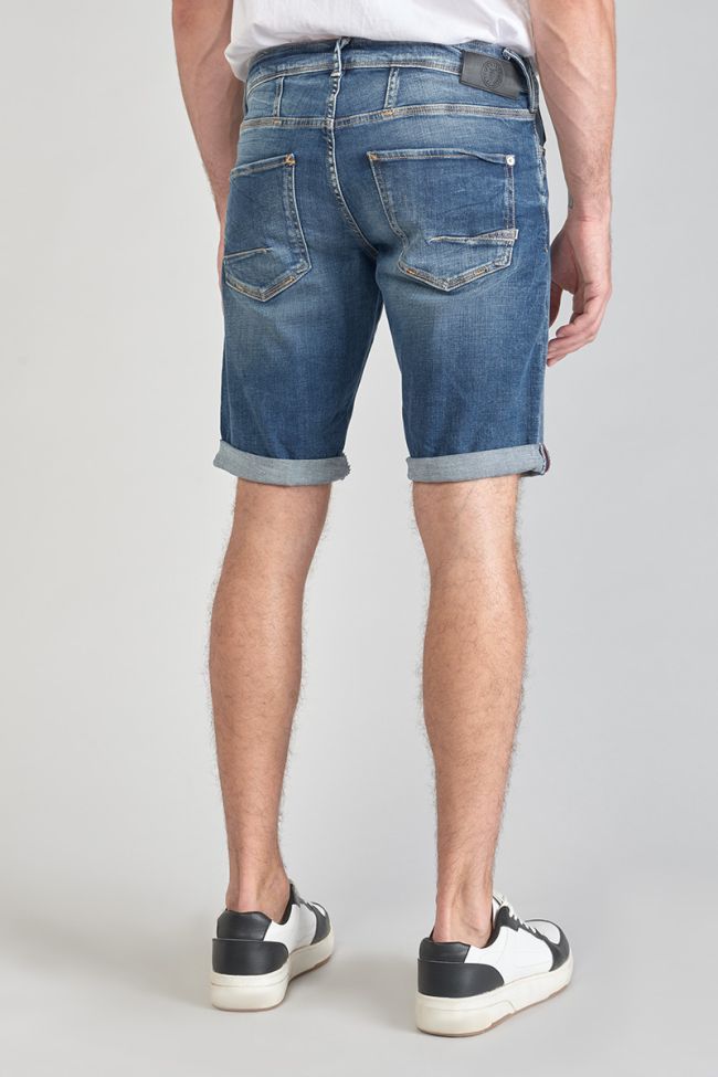 Mid blue denim Laredo Bermuda shorts