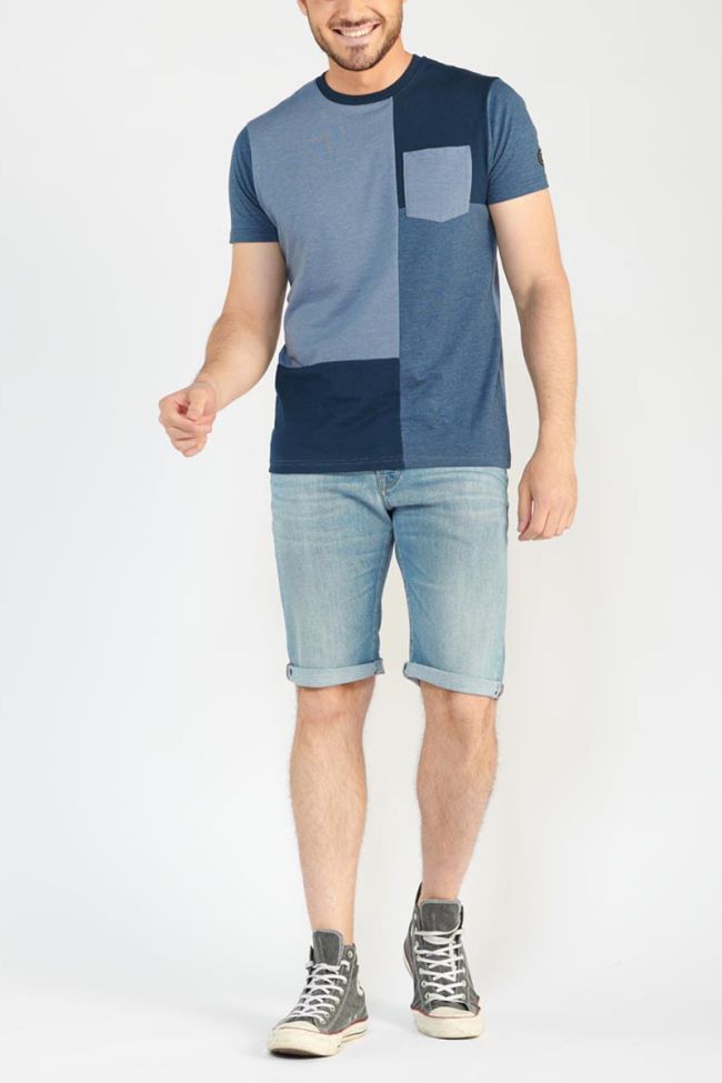 Faded light blue denim Laredo Bermuda shorts