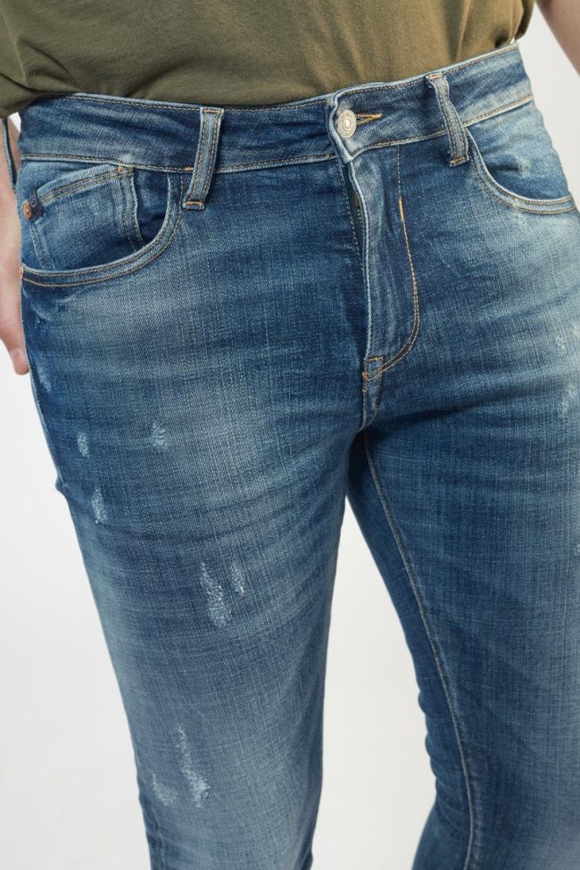 Jeans power skinny 7/8th destroy blue N°2