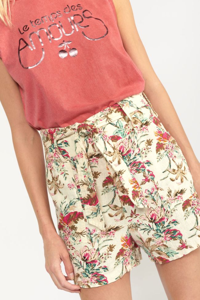 Tropical print Celest shorts