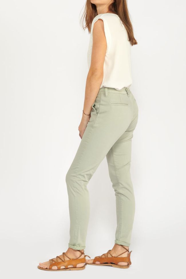 Almond green Dyli trousers