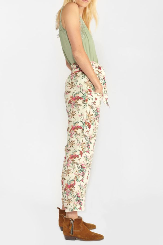 Tropical print Merida trousers