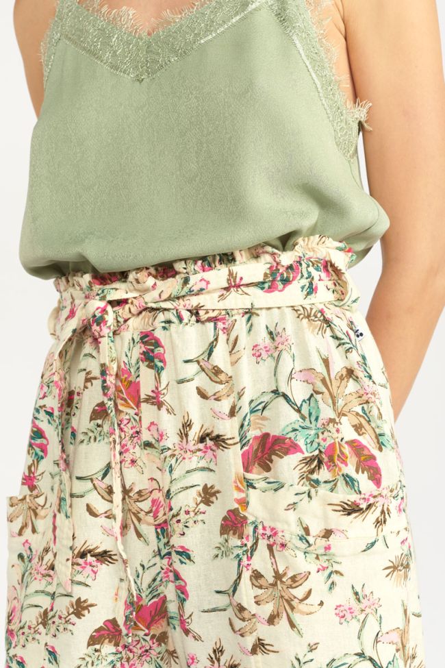Tropical print Merida trousers