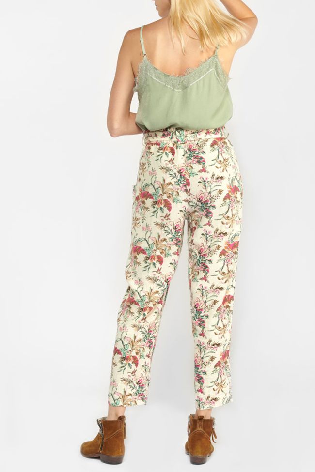 Tropical print Merida trousers