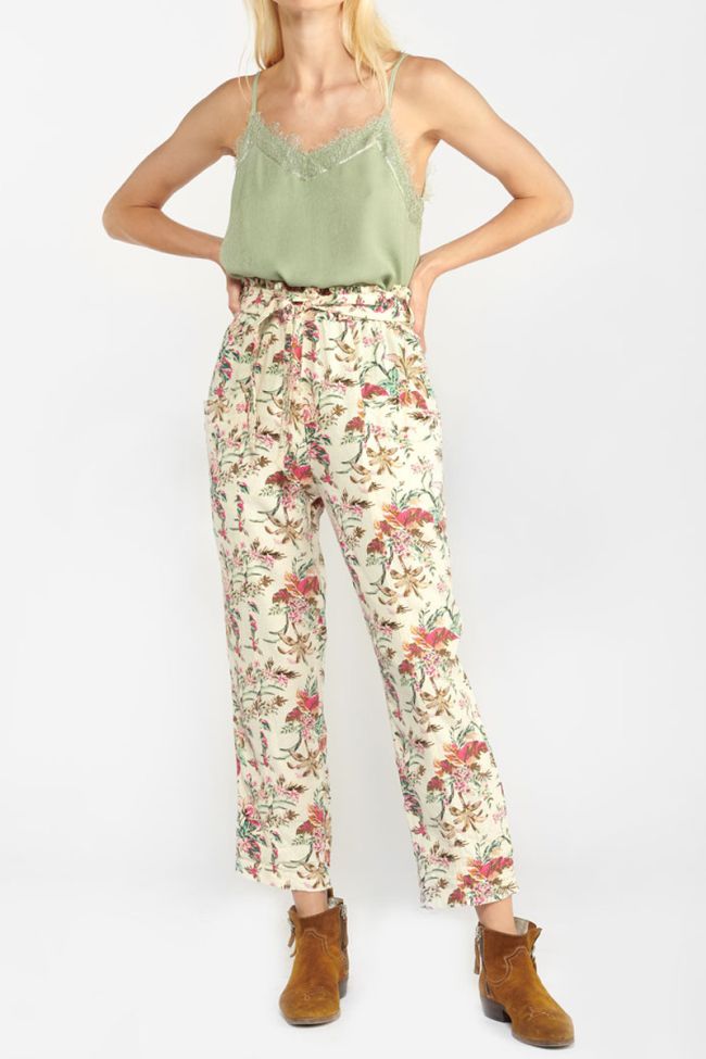 Tropical print Merida trousers