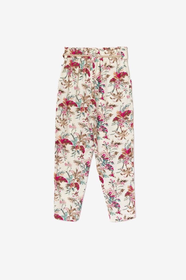 Tropical print Meridagi trousers