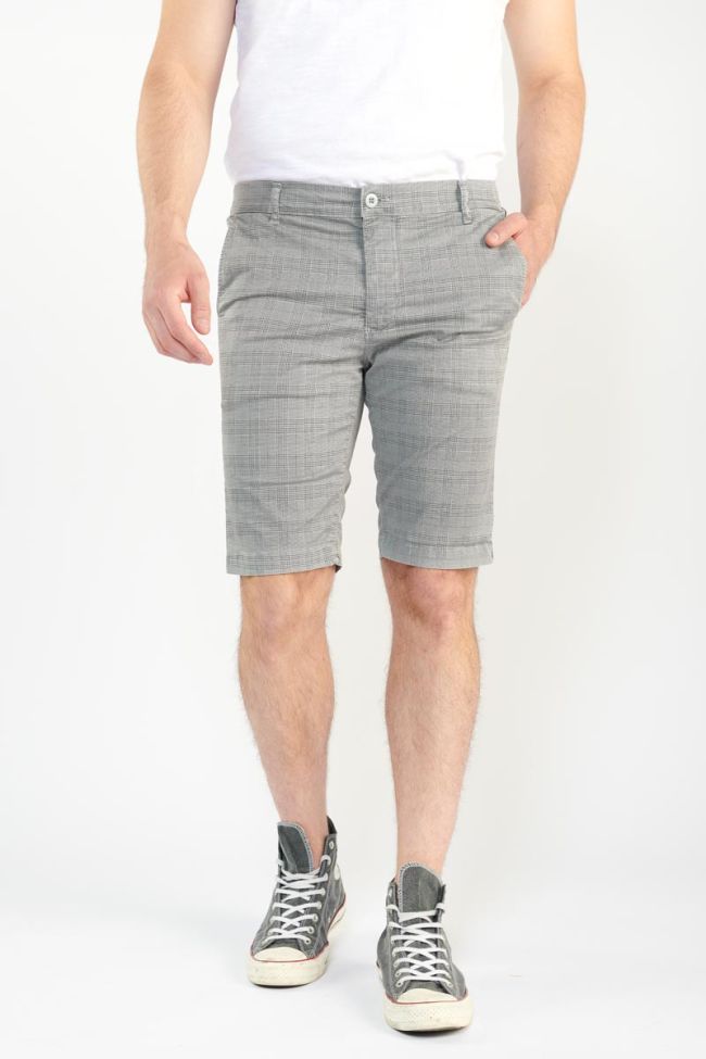 Grey checked Askim Bermuda shorts