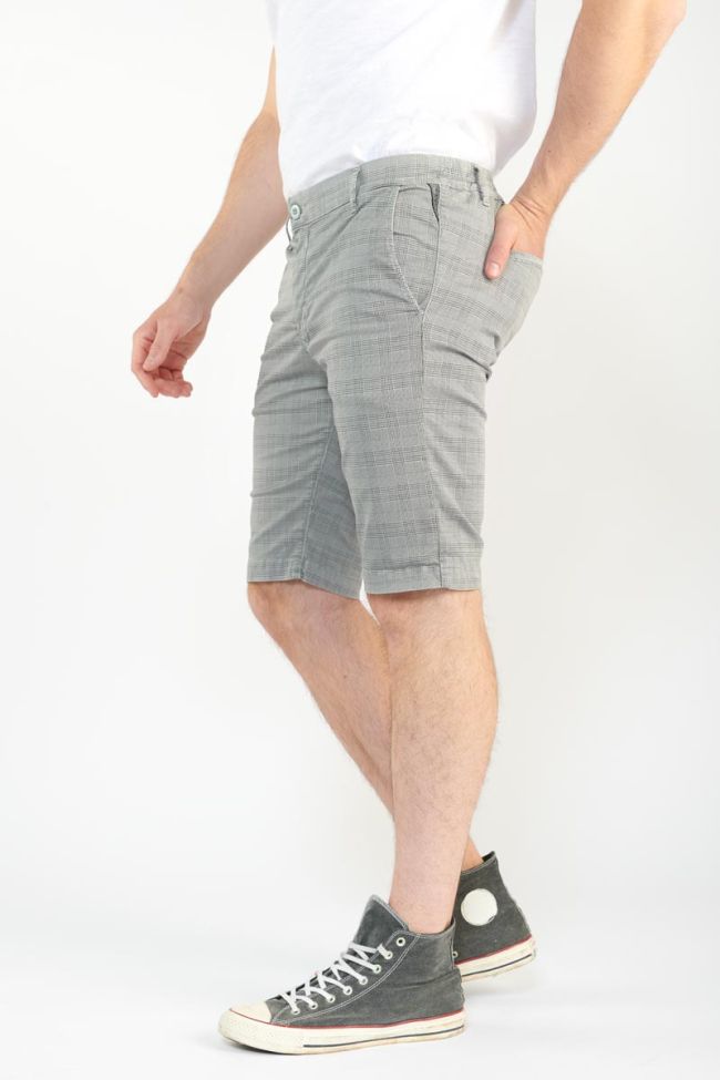 Grey checked Askim Bermuda shorts