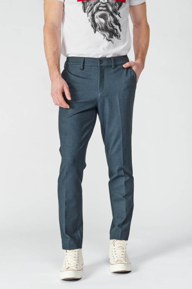 Navy blue marl Bodel trousers