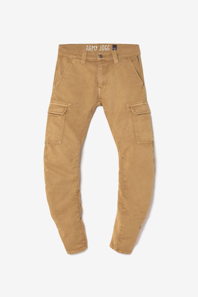 Camel tapered twisted Koge Army joggers