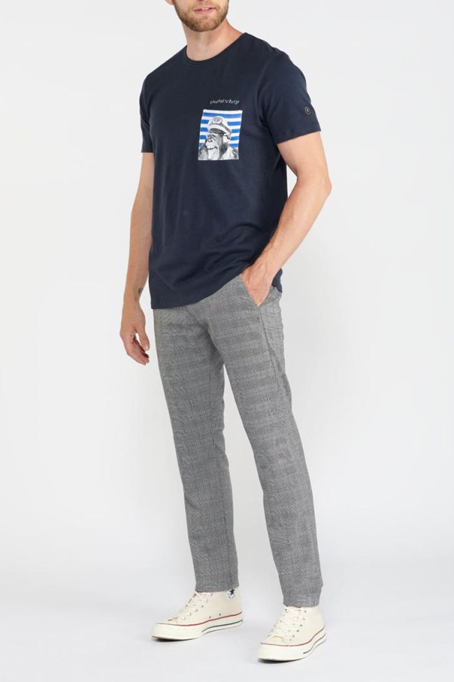 Grey checked Skien trousers