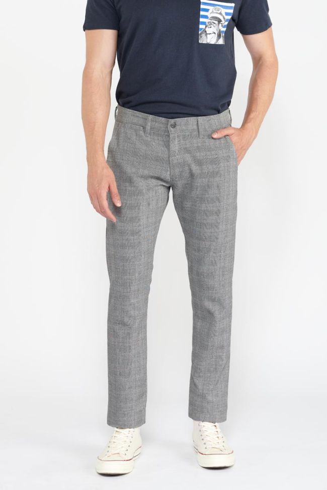 Grey checked Skien trousers