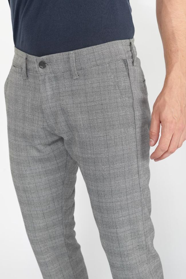 Grey checked Skien trousers