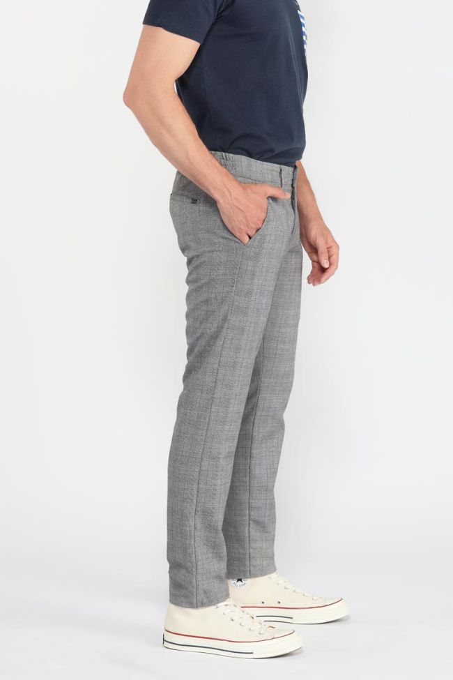 Grey checked Skien trousers