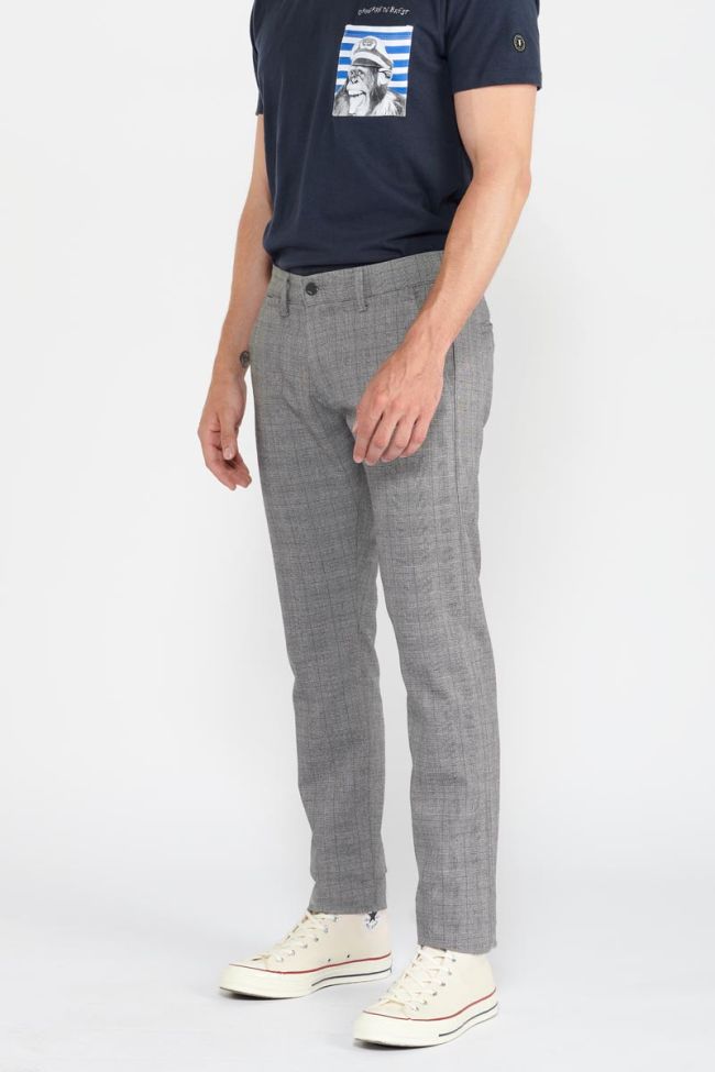 Grey checked Skien trousers