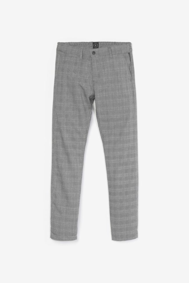 Grey checked Skien trousers