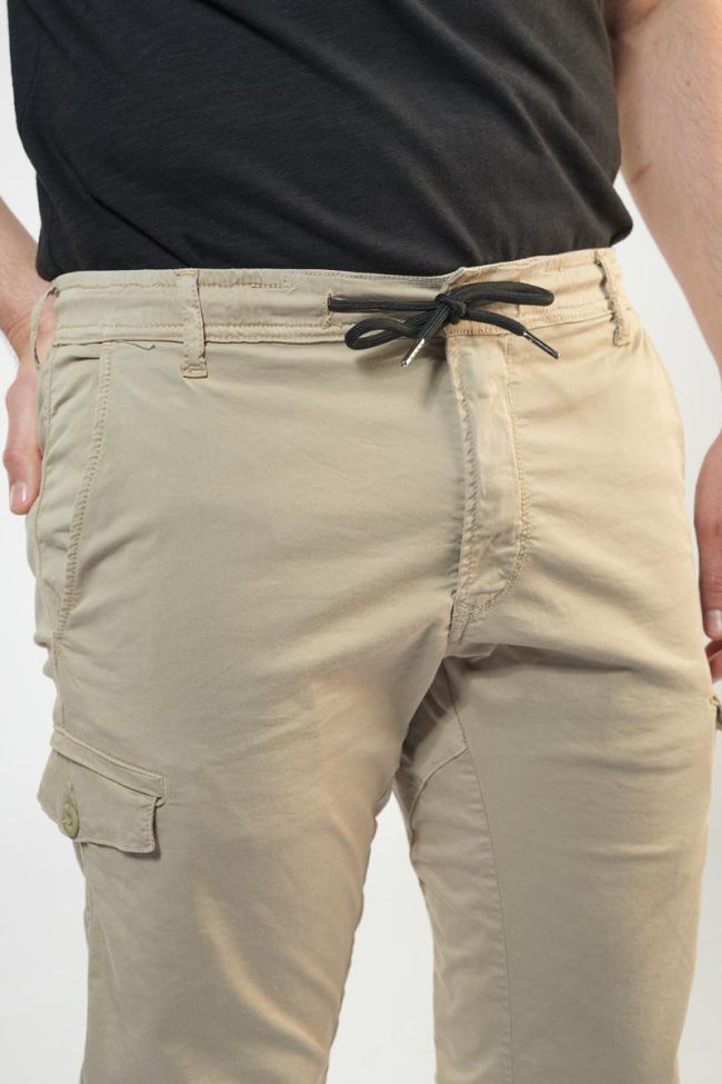 Sand beige Vedje cargo trousers