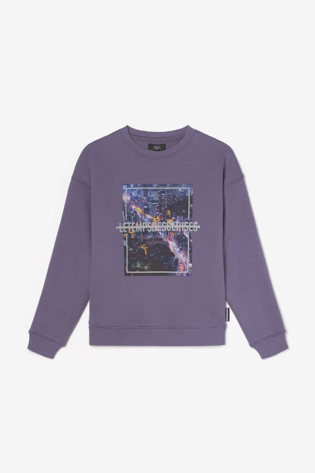 Purple printed Nakabo sweatshirt
