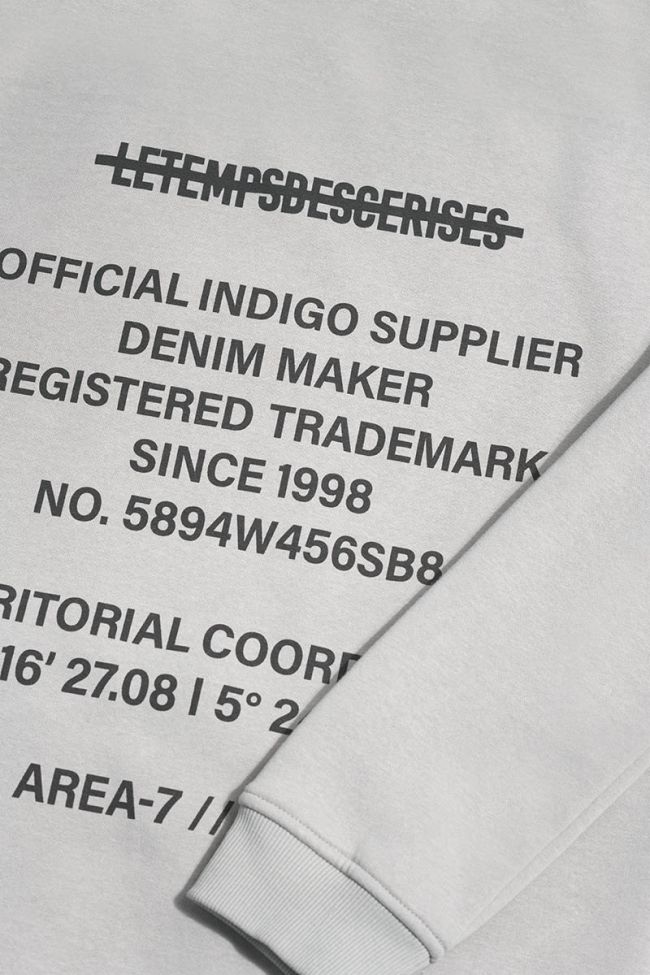 Tanbo light grey hoodie