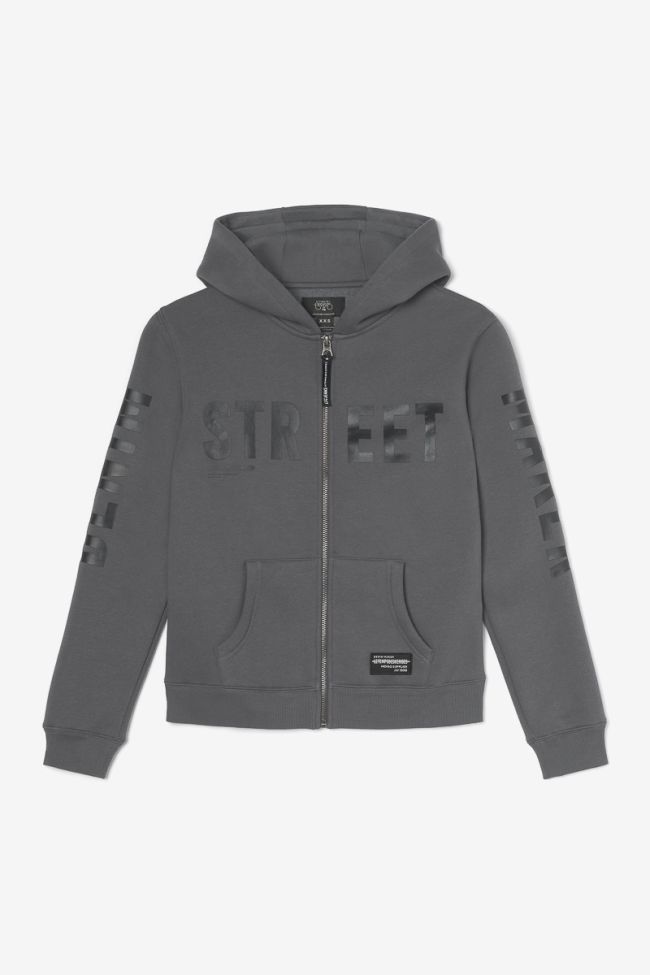 Charcoal grey Yamabo zip-up sweatshirt