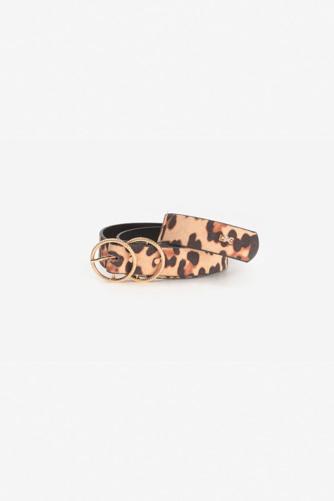 Leopard print Leop belt