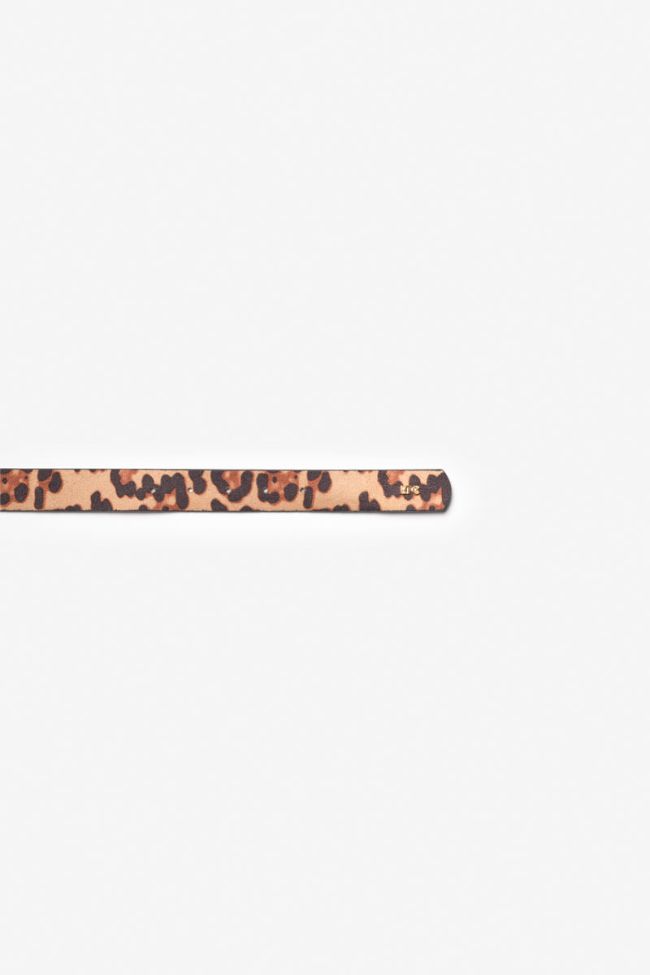 Leopard print Leop belt