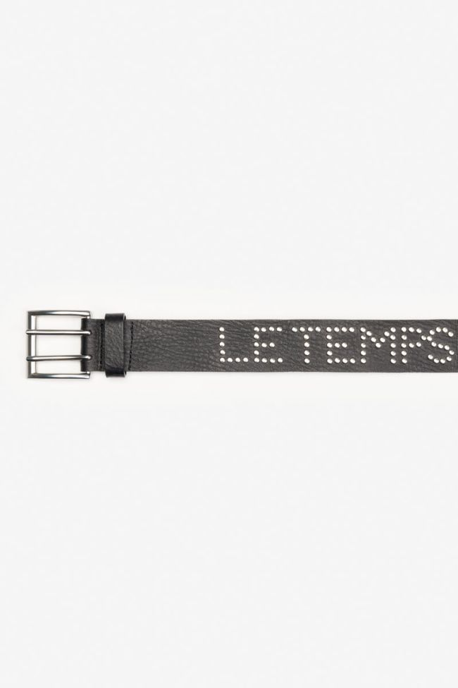 Studded black leather Firstgi belt