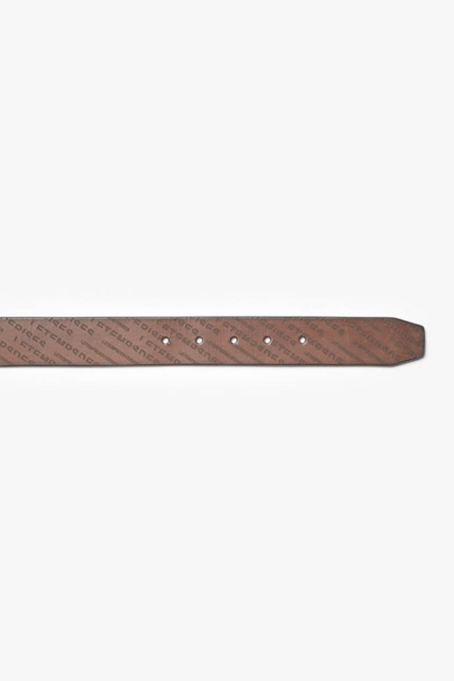 Brown leather Lorca belt