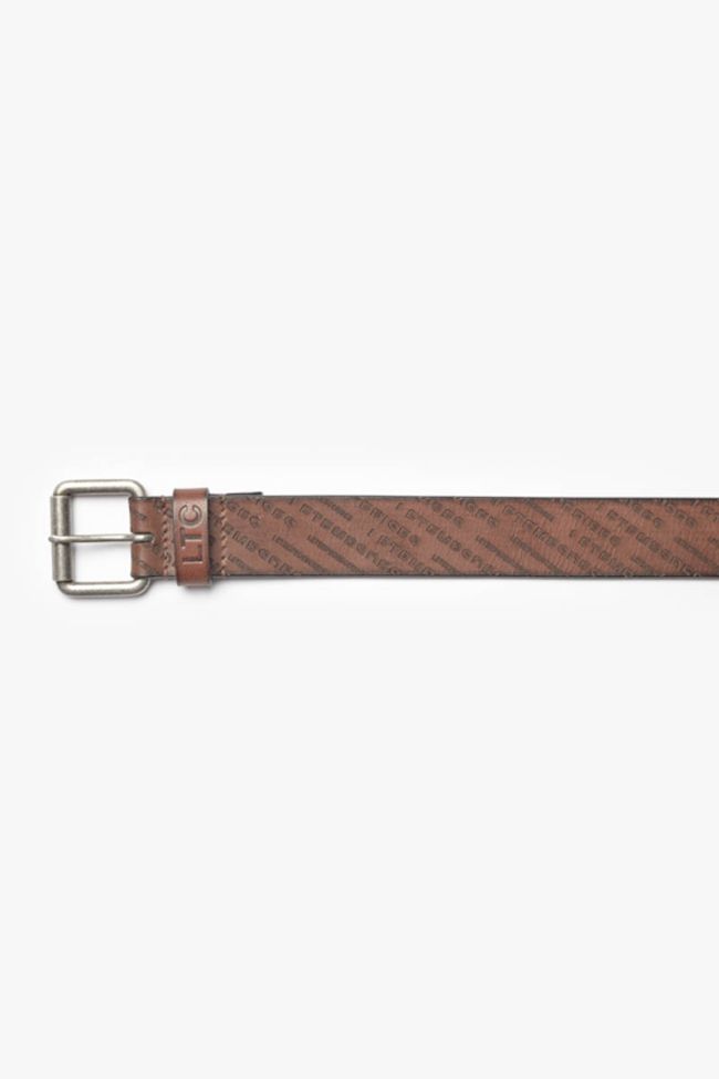 Brown leather Lorca belt