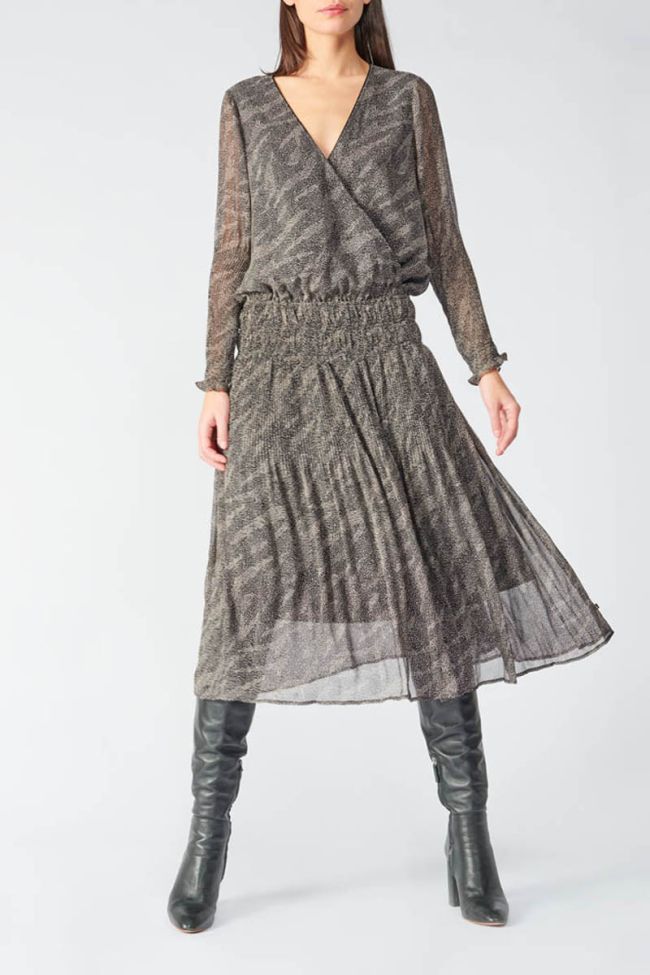 Animal print Bereni maxi dress