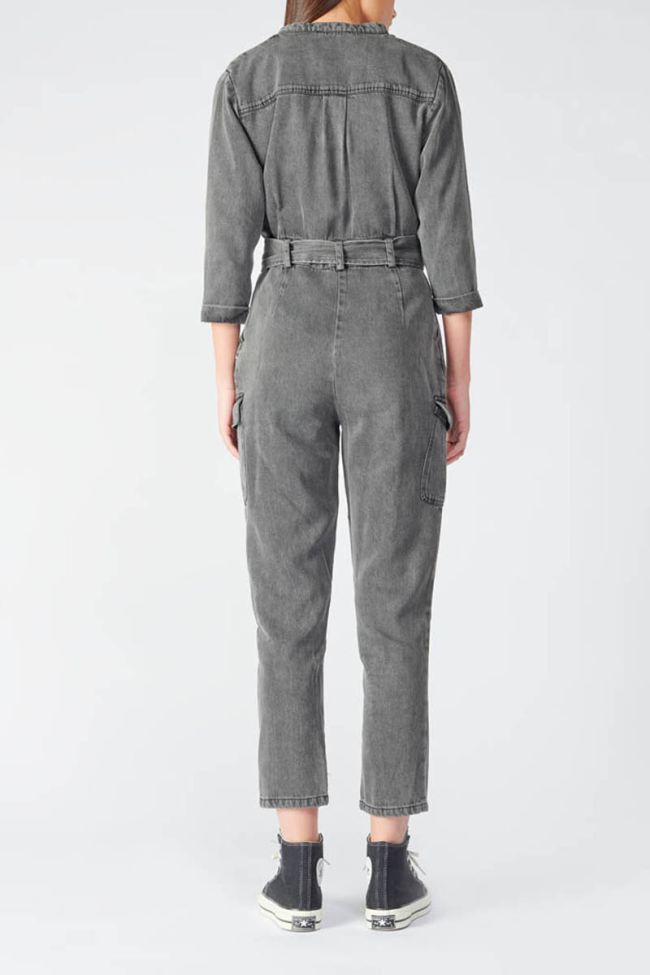 Grey tencel Chance jumpsuit
