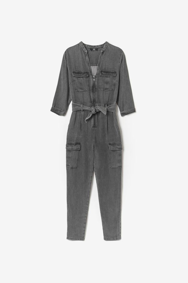 Grey tencel Chance jumpsuit
