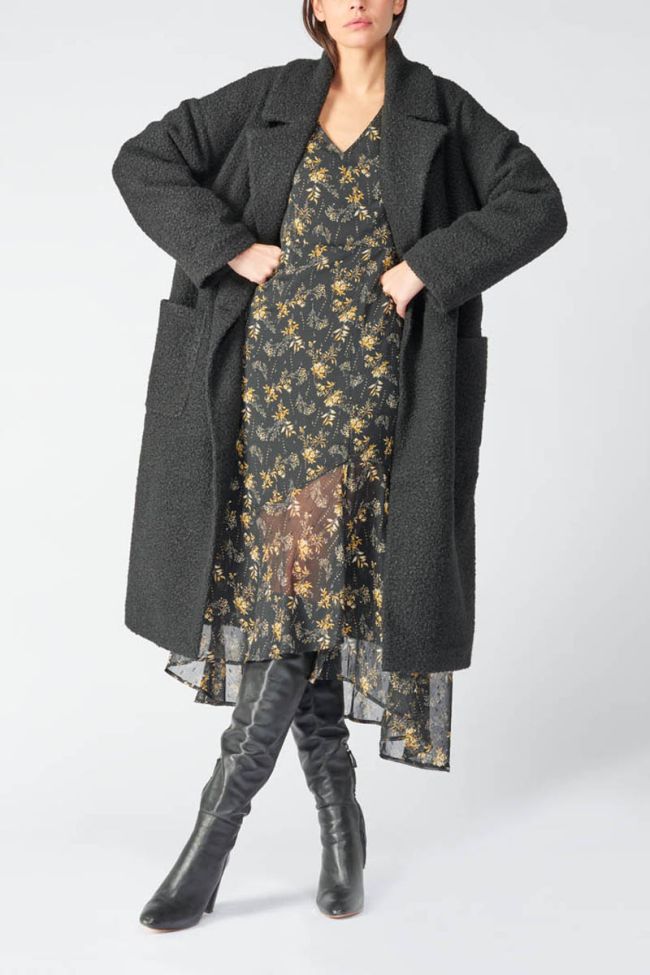 Black floral Chic maxi dress