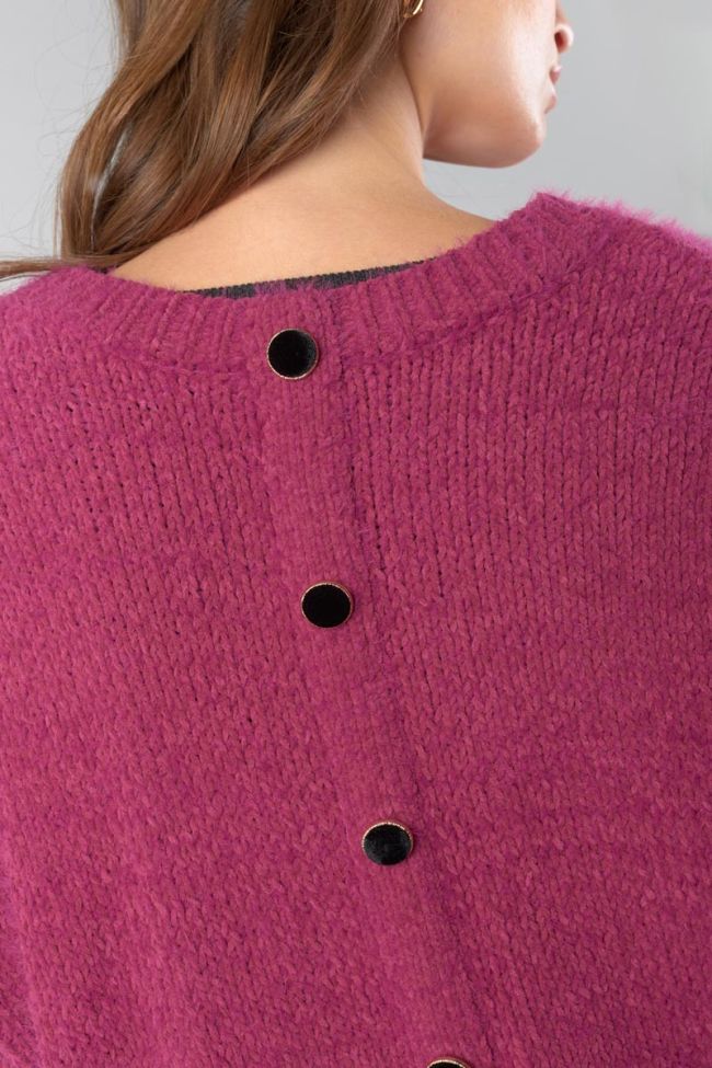 Raspberry Daisy jumper