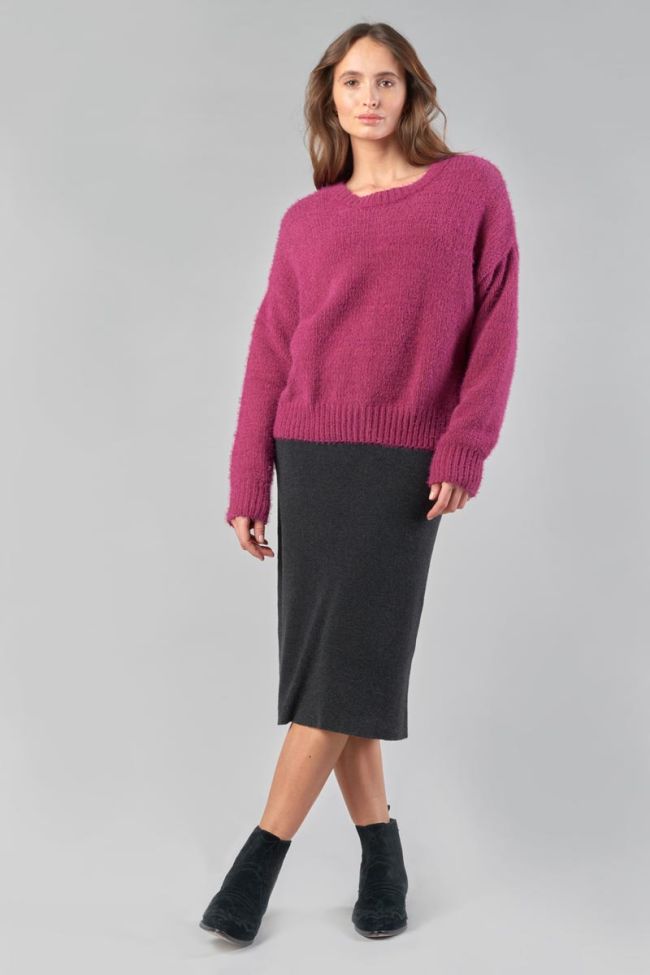 Raspberry Daisy jumper