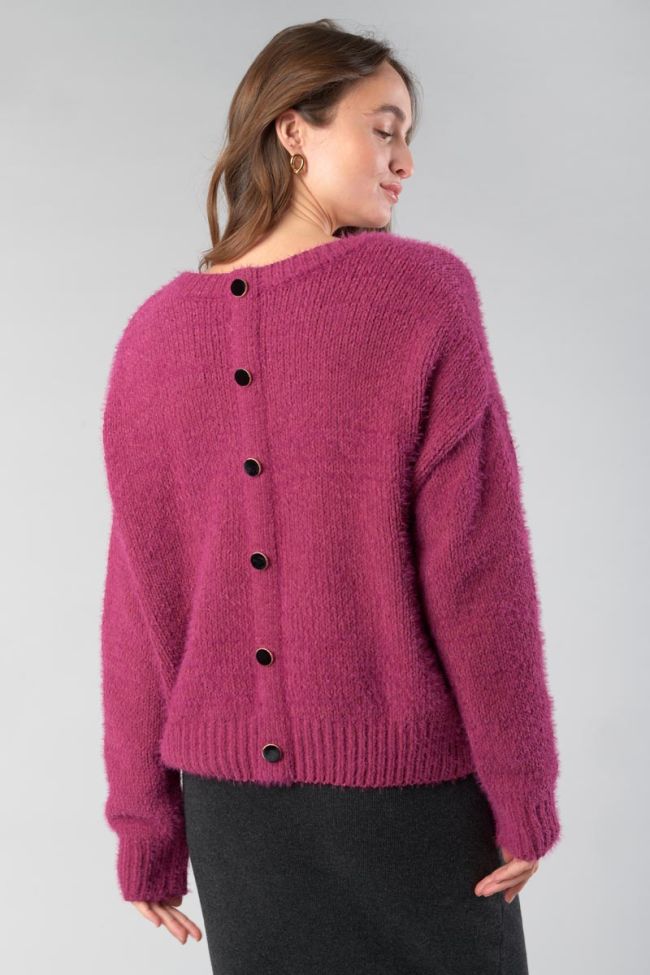 Raspberry Daisy jumper