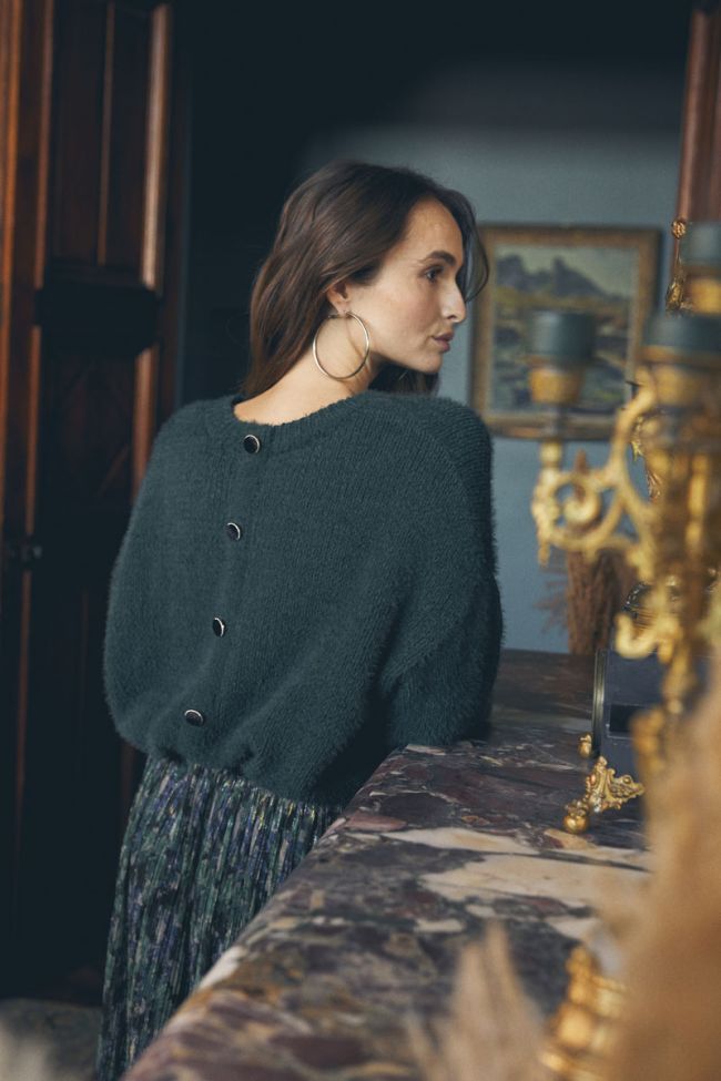 Bottle green Daisy jumper